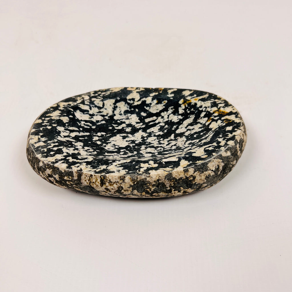 Riverstone Zebra Patterned Soap Dish