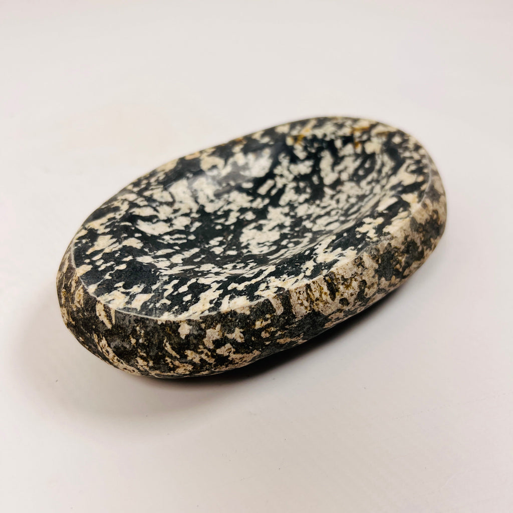 Riverstone Zebra Patterned Soap Dish