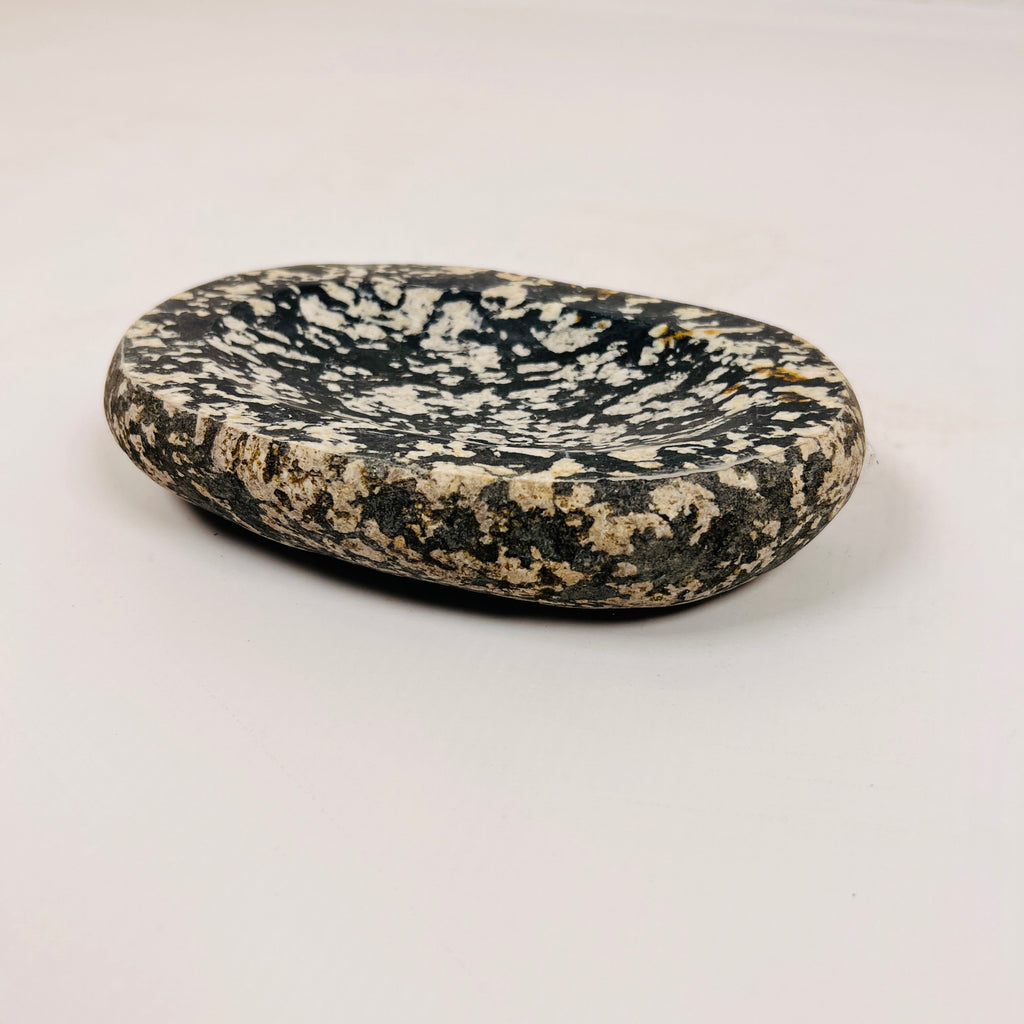 Riverstone Zebra Patterned Soap Dish