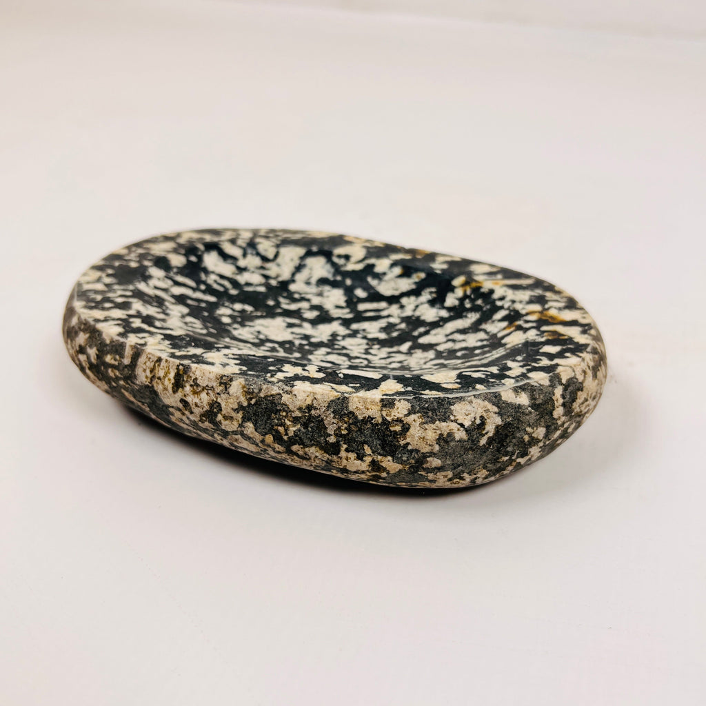 Riverstone Zebra Patterned Soap Dish