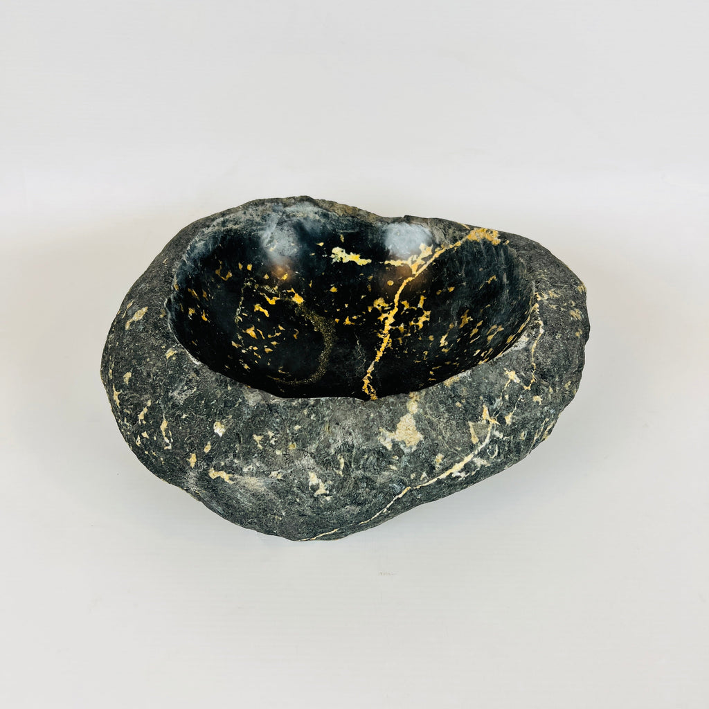 Golden Splashed Bowl