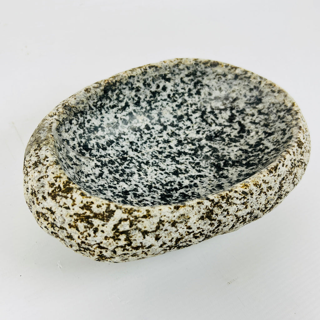 Black And White Speckled Bowl