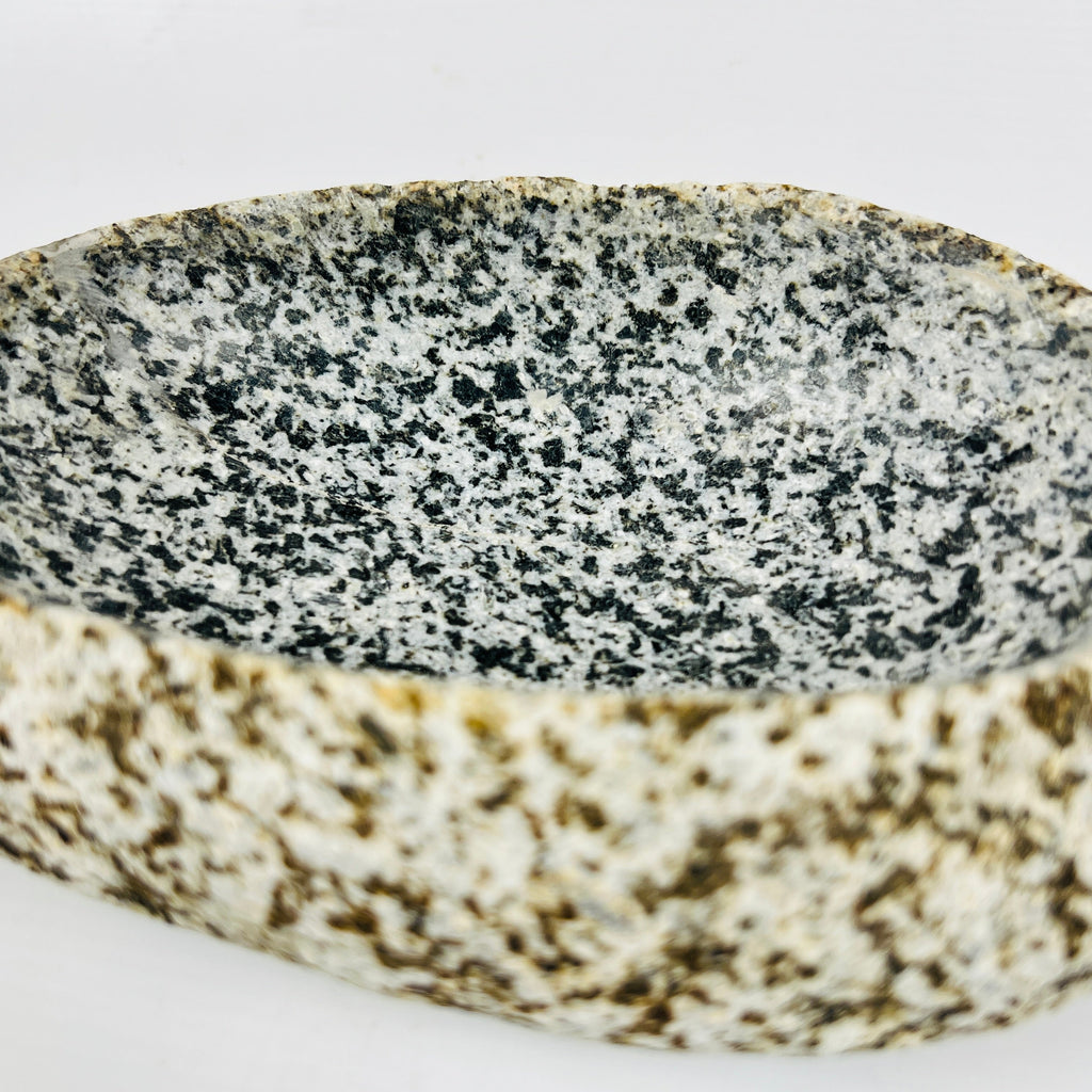 Black And White Speckled Bowl