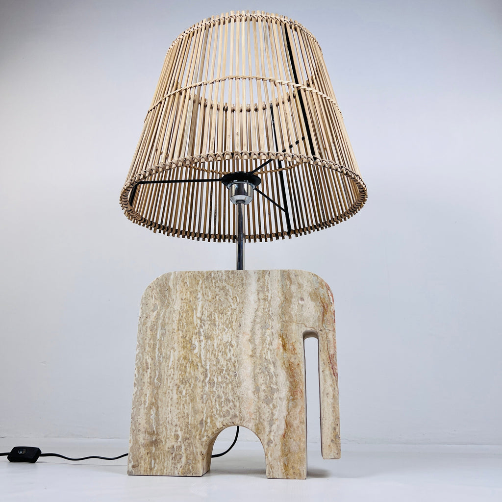 Elephant Stoned Table Lamp