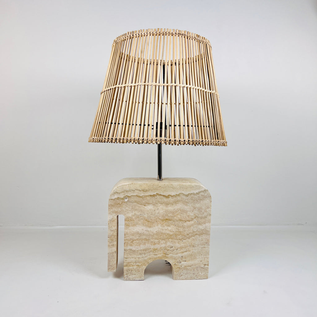 Elephant Stoned Table Lamp