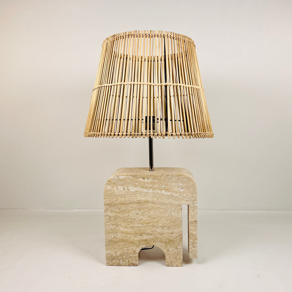 Elephant Stoned Table Lamp