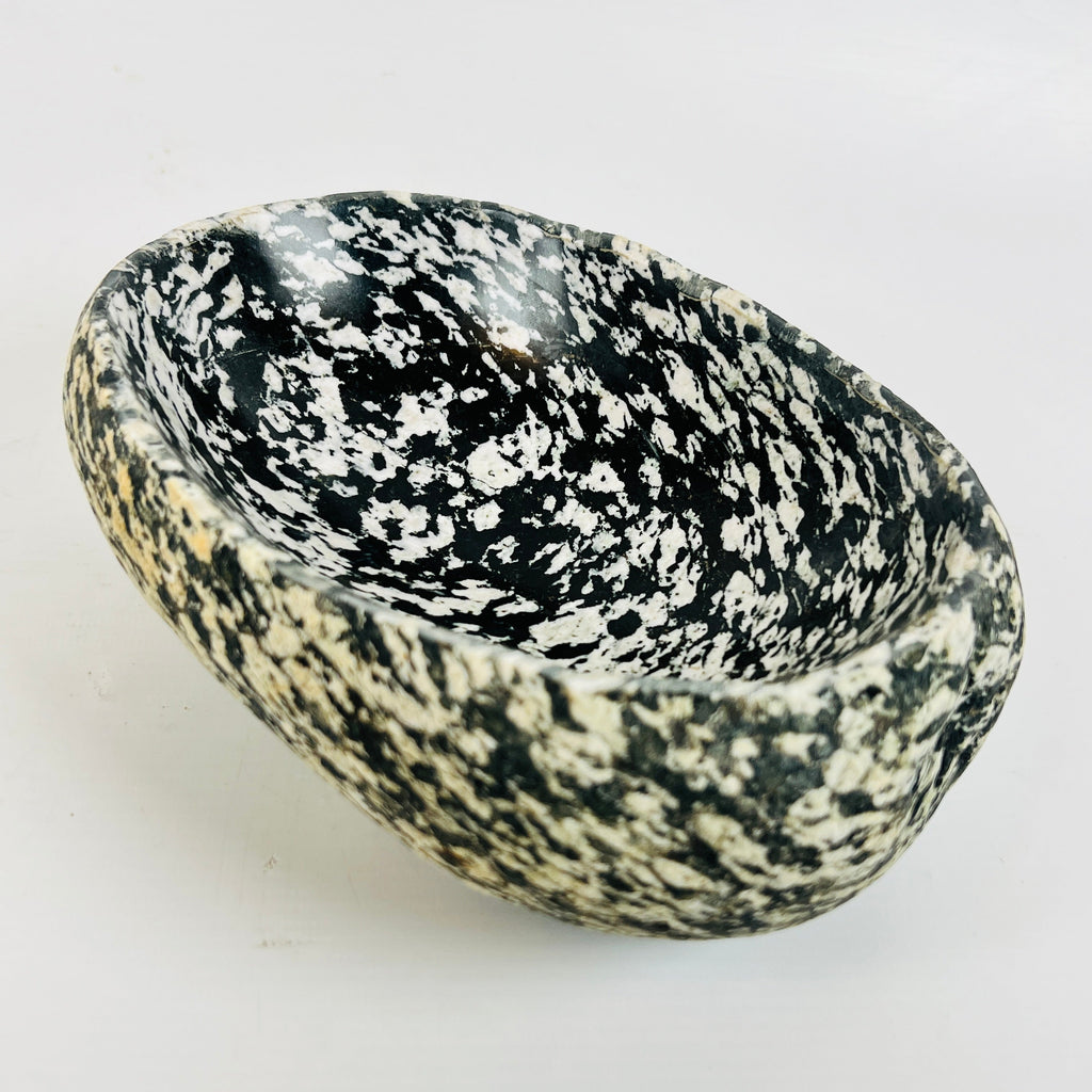 Black And White Spotted Bowl