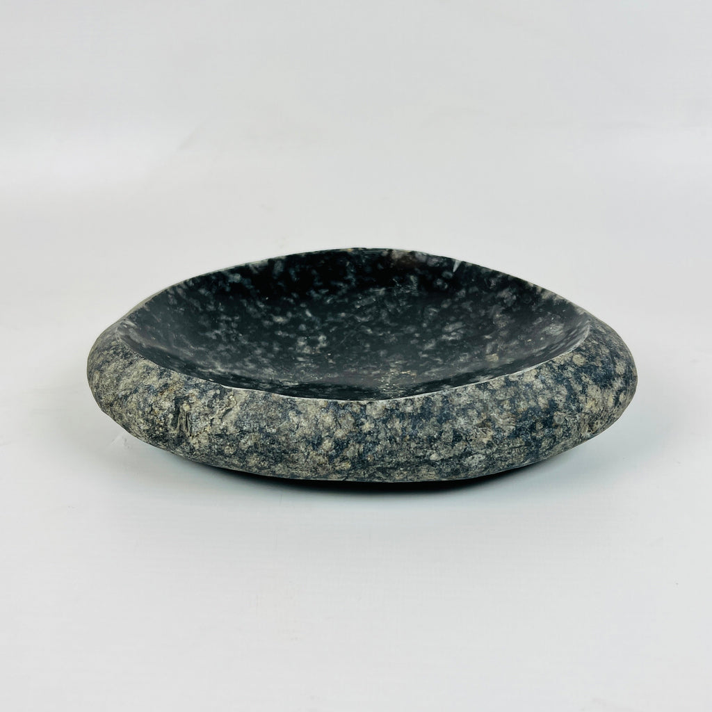 Deep Black Spotted Bowl