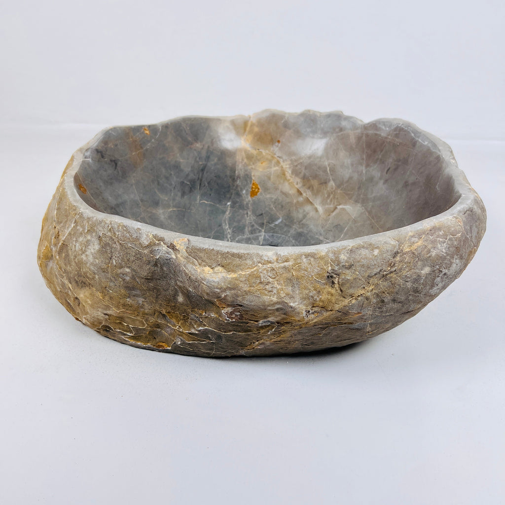 Amber Grazed River Stone Sink