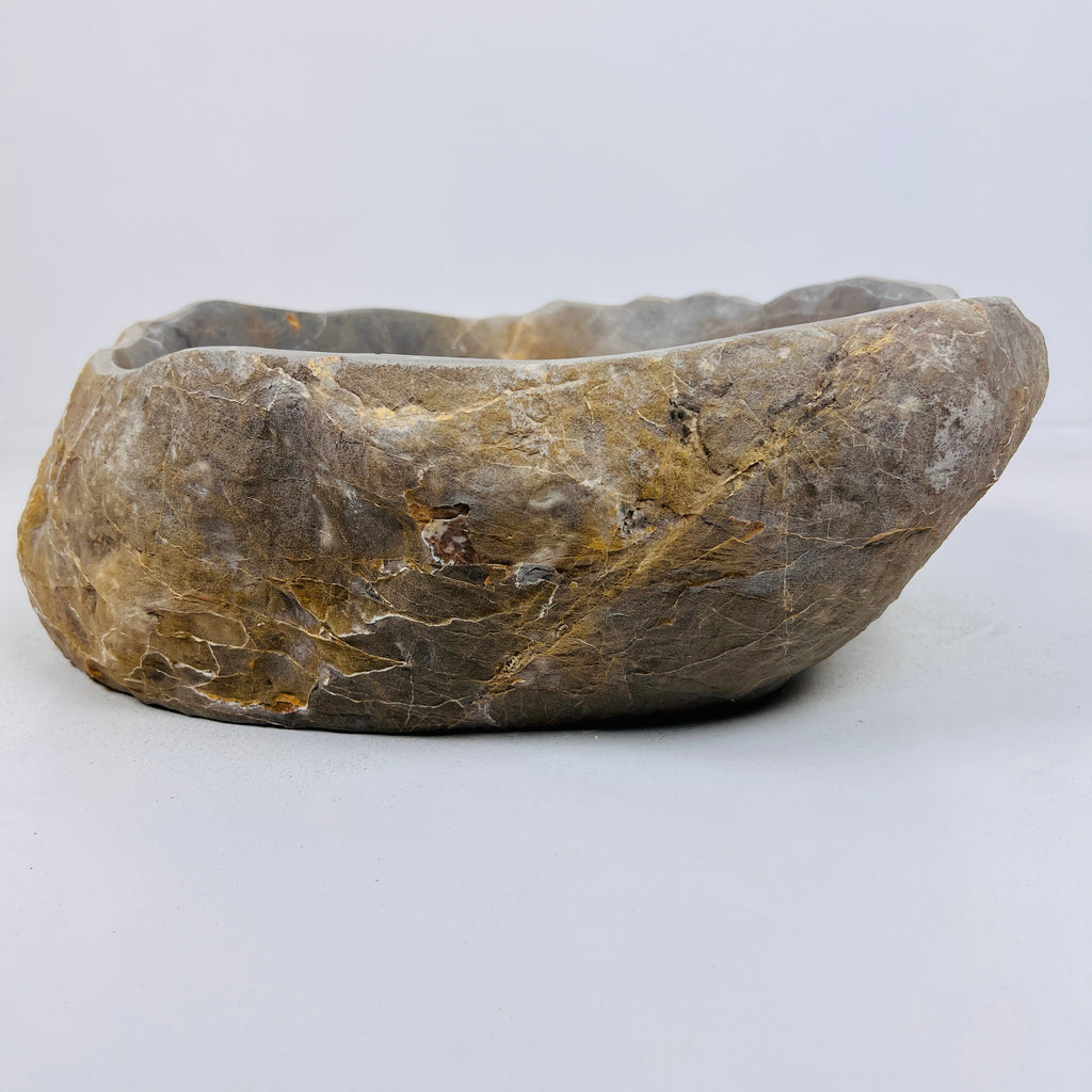 Amber Grazed River Stone Sink