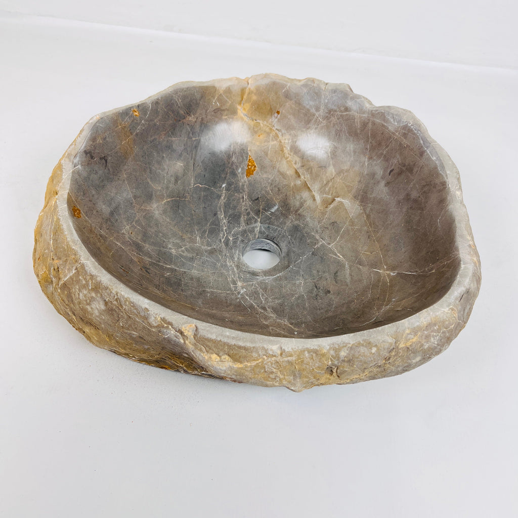 Amber Grazed River Stone Sink