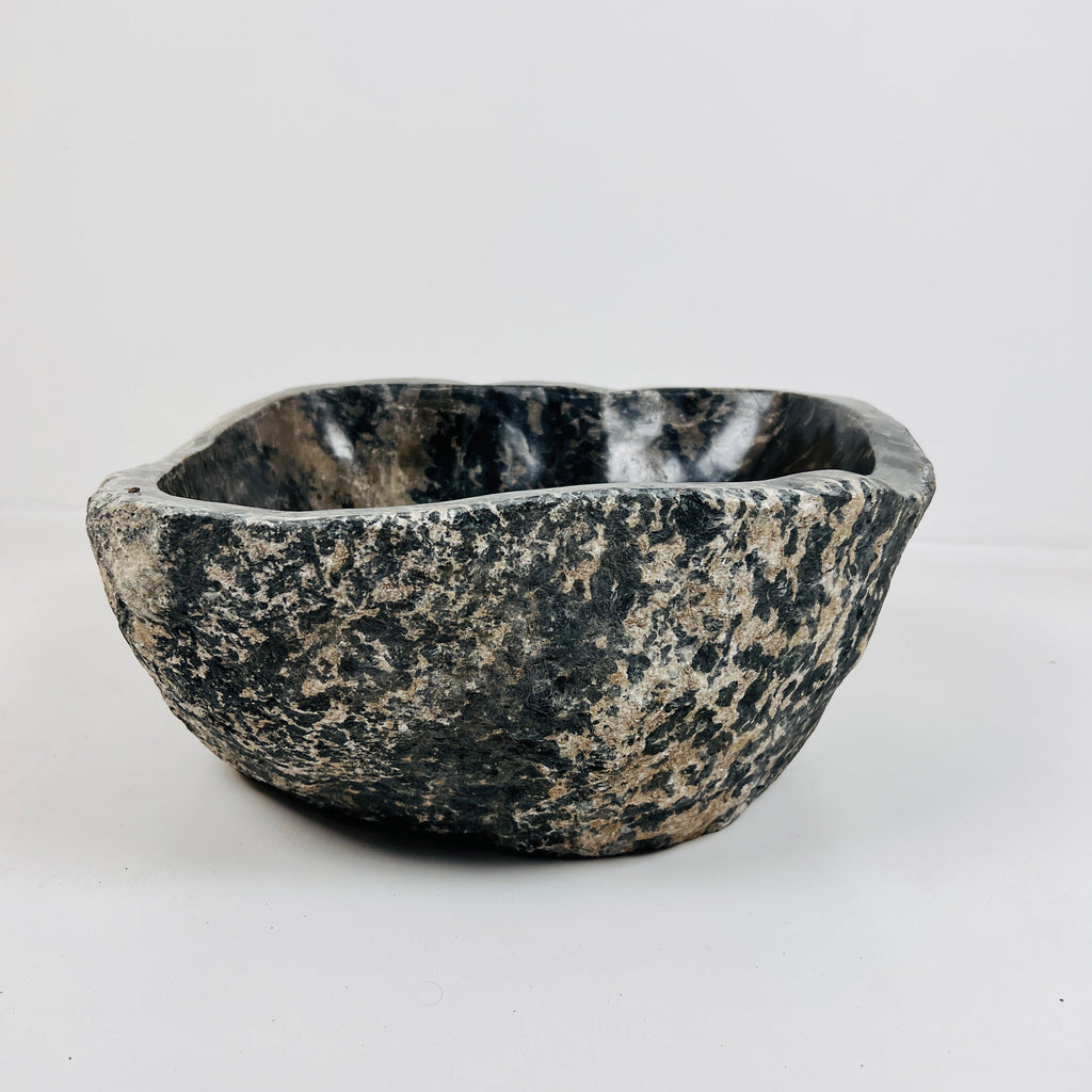 Cheetah Marked River Stone Sink