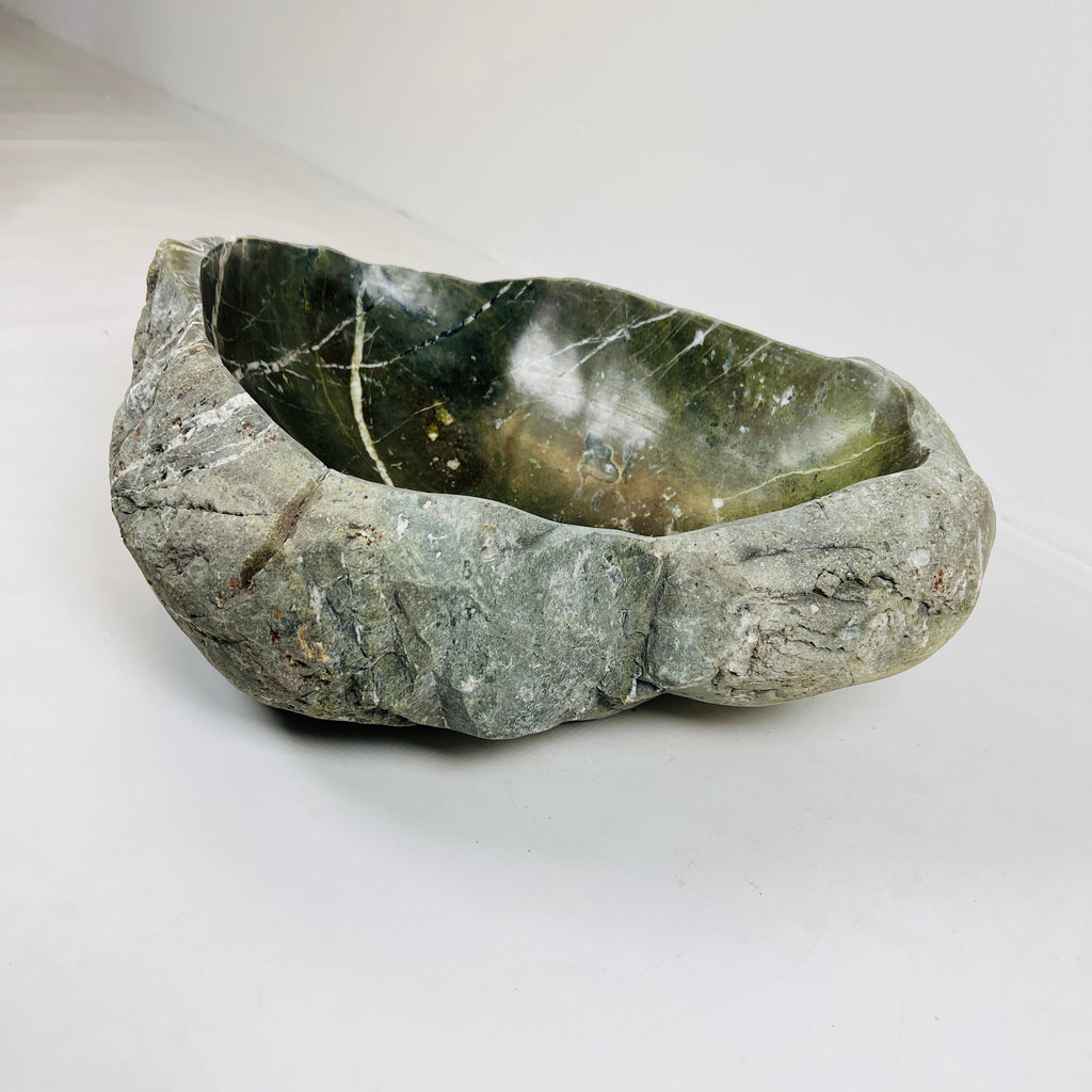 Moss Green River Stone Sink