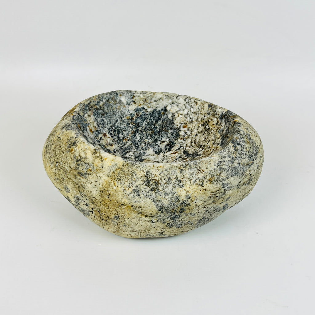 Grey Marked Speckled Bowl