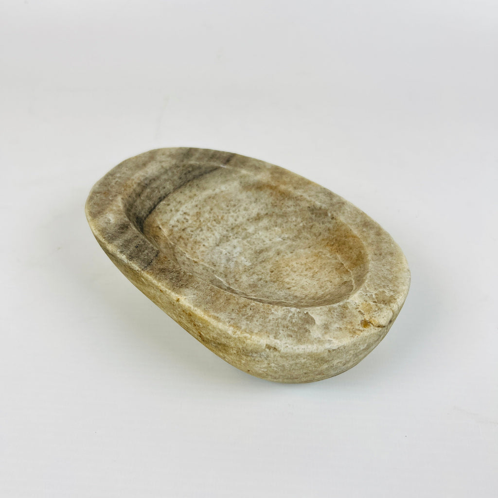 River Stone Brown Brushed Soap Dish