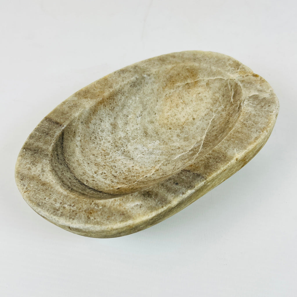 River Stone Brown Brushed Soap Dish