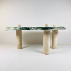 Jade Nephrite Three Horned Side Table