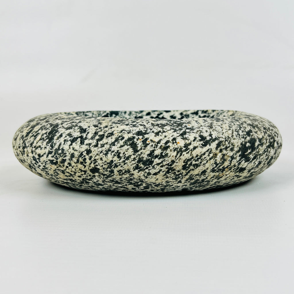 River Stone Beige Black Blotched Soap Dish