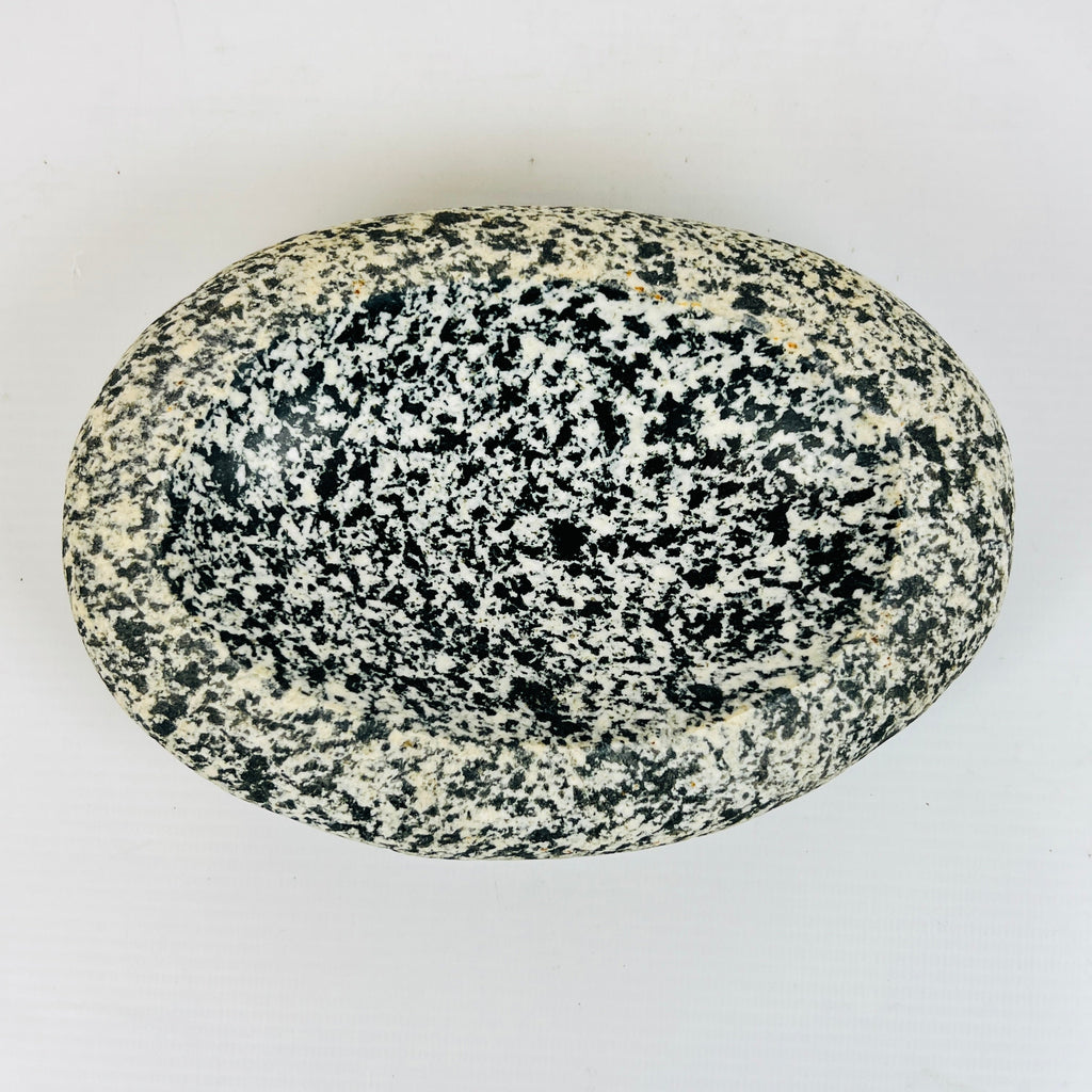 River Stone Beige Black Blotched Soap Dish