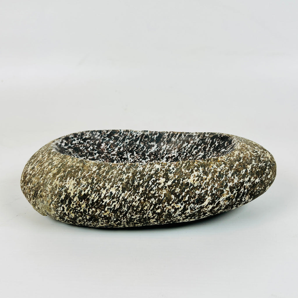 River Stone Dark Burgundy Grazed Soap Dish