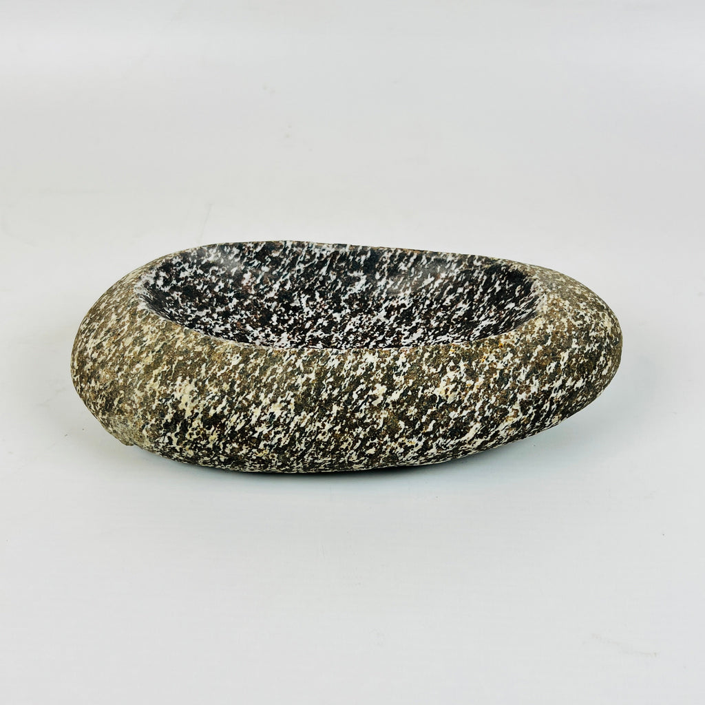 River Stone Dark Burgundy Grazed Soap Dish