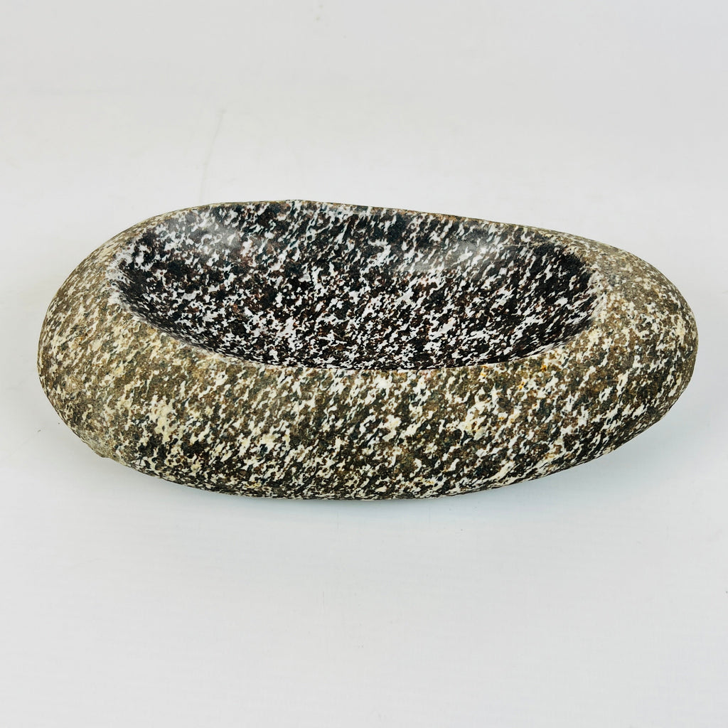 River Stone Dark Burgundy Grazed Soap Dish