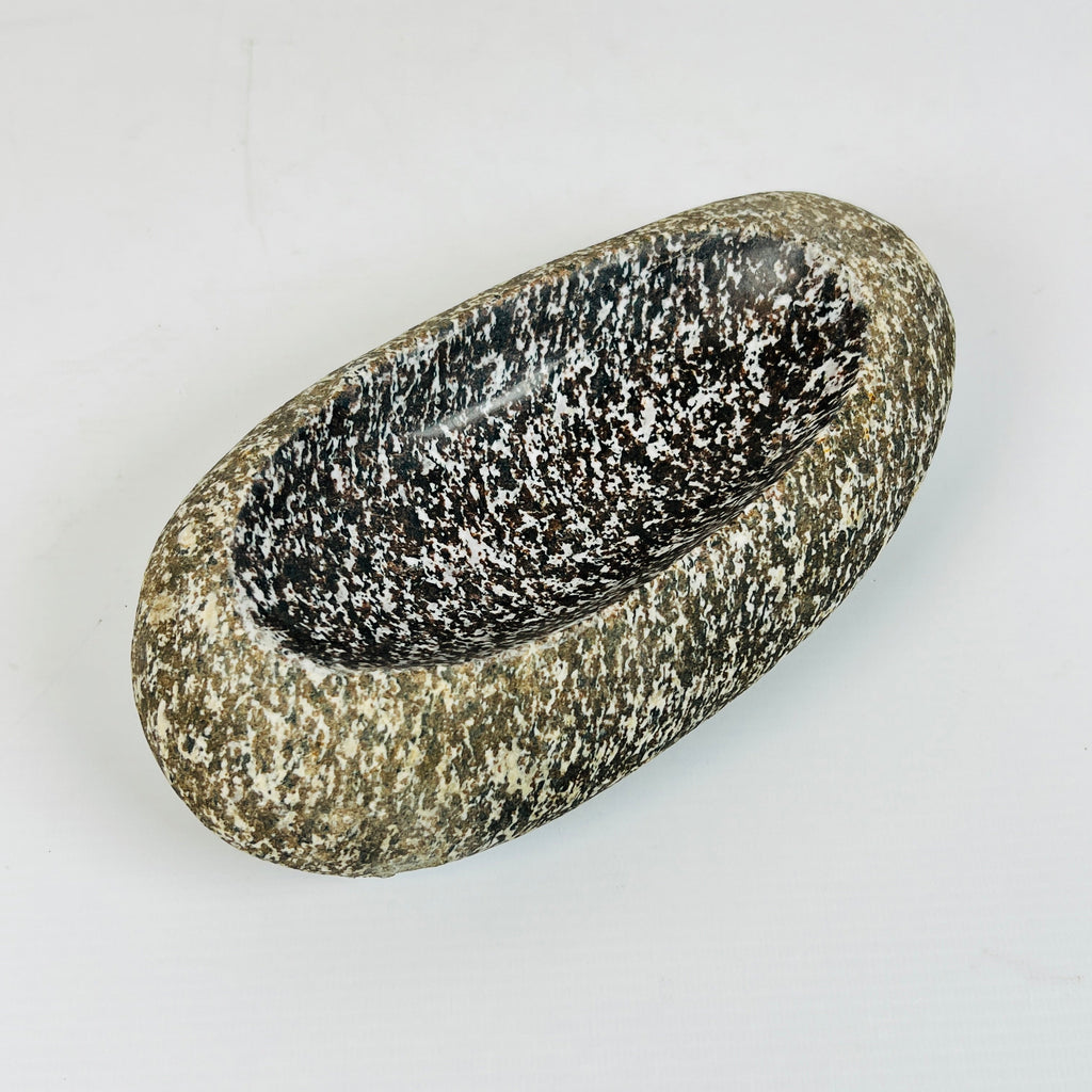 River Stone Dark Burgundy Grazed Soap Dish