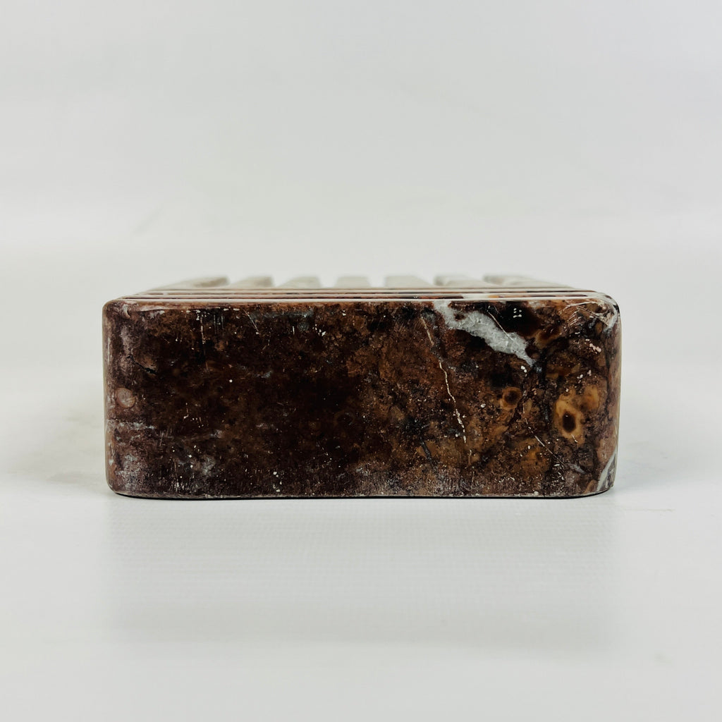 Rectangle Burgundy Soap Dish