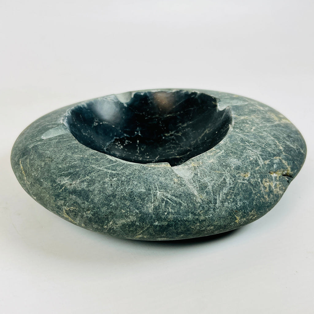 River Stone Deep Blue Grazed Ash Tray