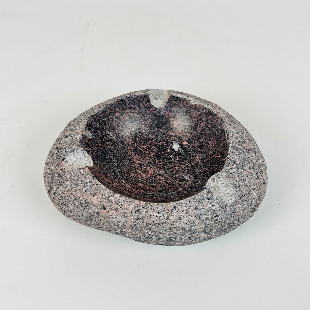 River Stone Scorched Burgundy Ash Tray