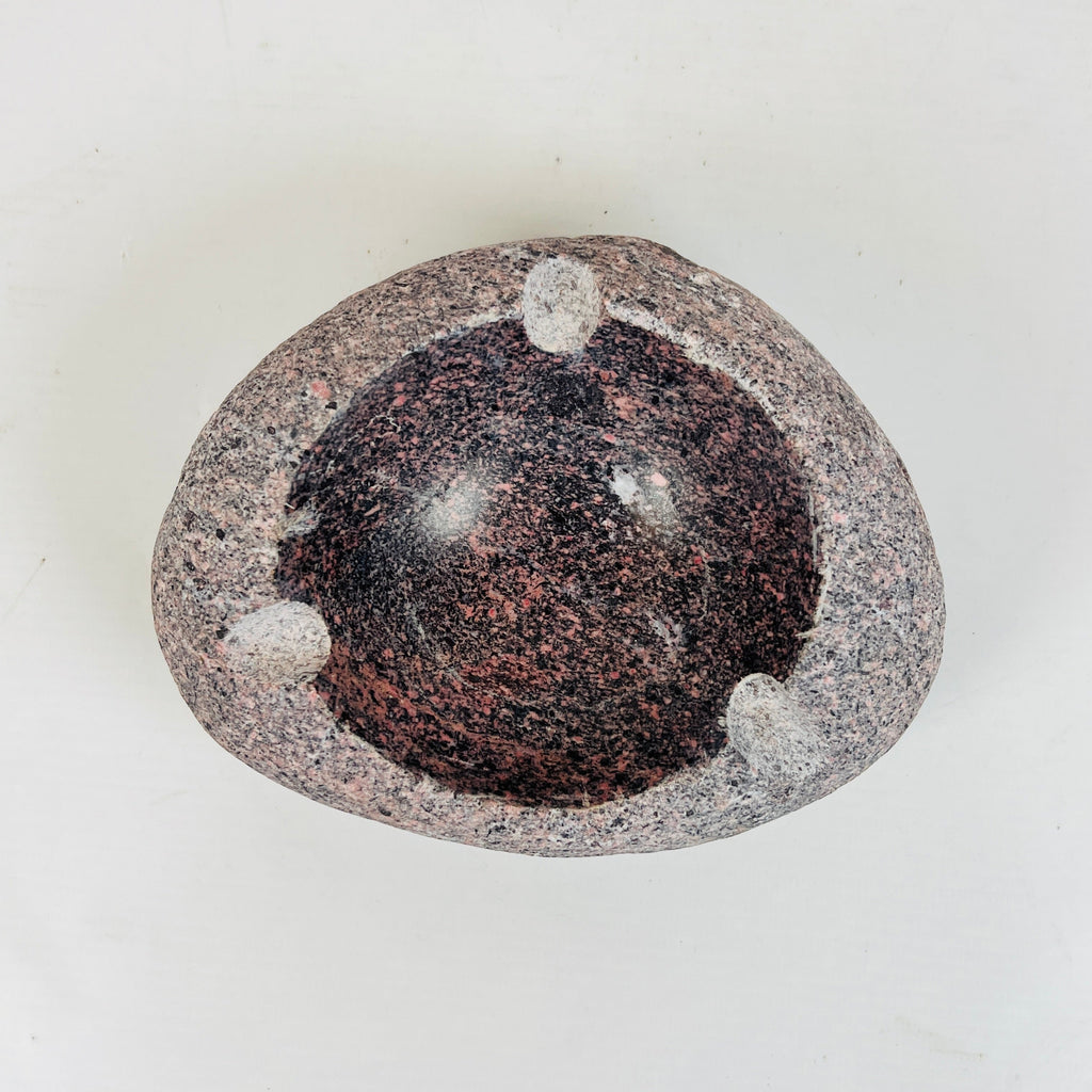 River Stone Scorched Burgundy Ash Tray