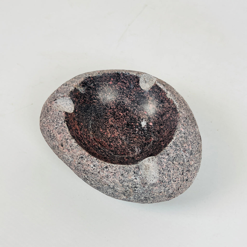 River Stone Scorched Burgundy Ash Tray