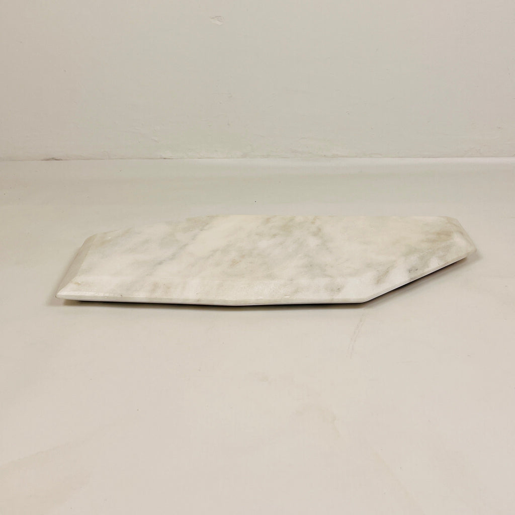 Irregular Marble Light Grey Tray