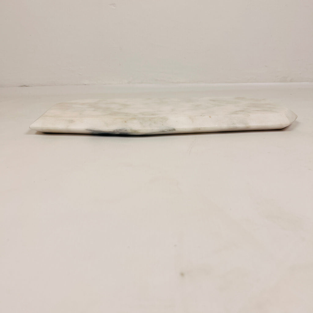 Irregular Marble Splotched Grey Tray