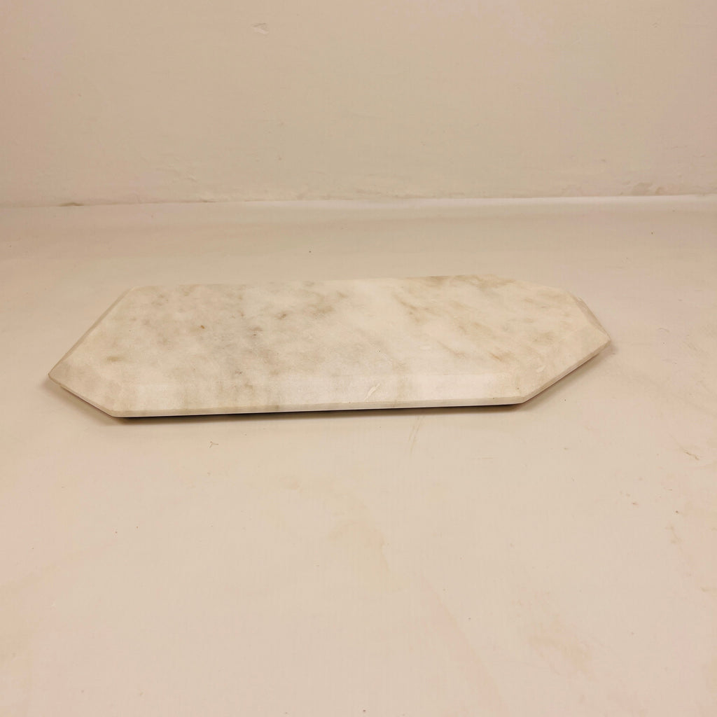 Irregular Marble Grazed Grey Tray