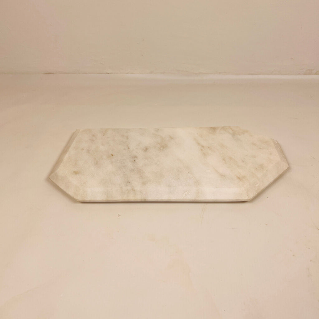 Irregular Marble Grazed Grey Tray