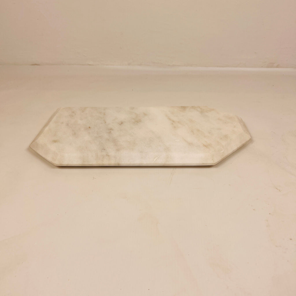 Irregular Marble Grazed Grey Tray