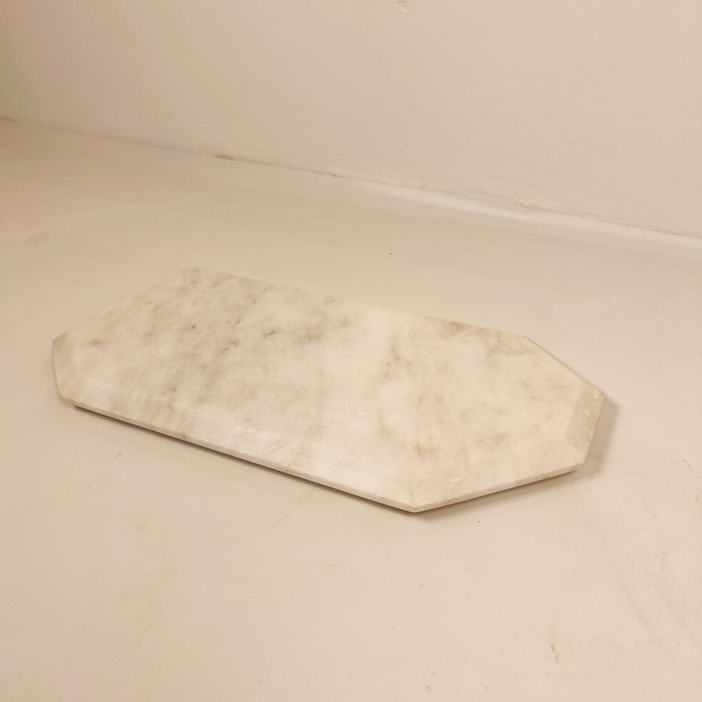 Irregular Marble Grazed Grey Tray