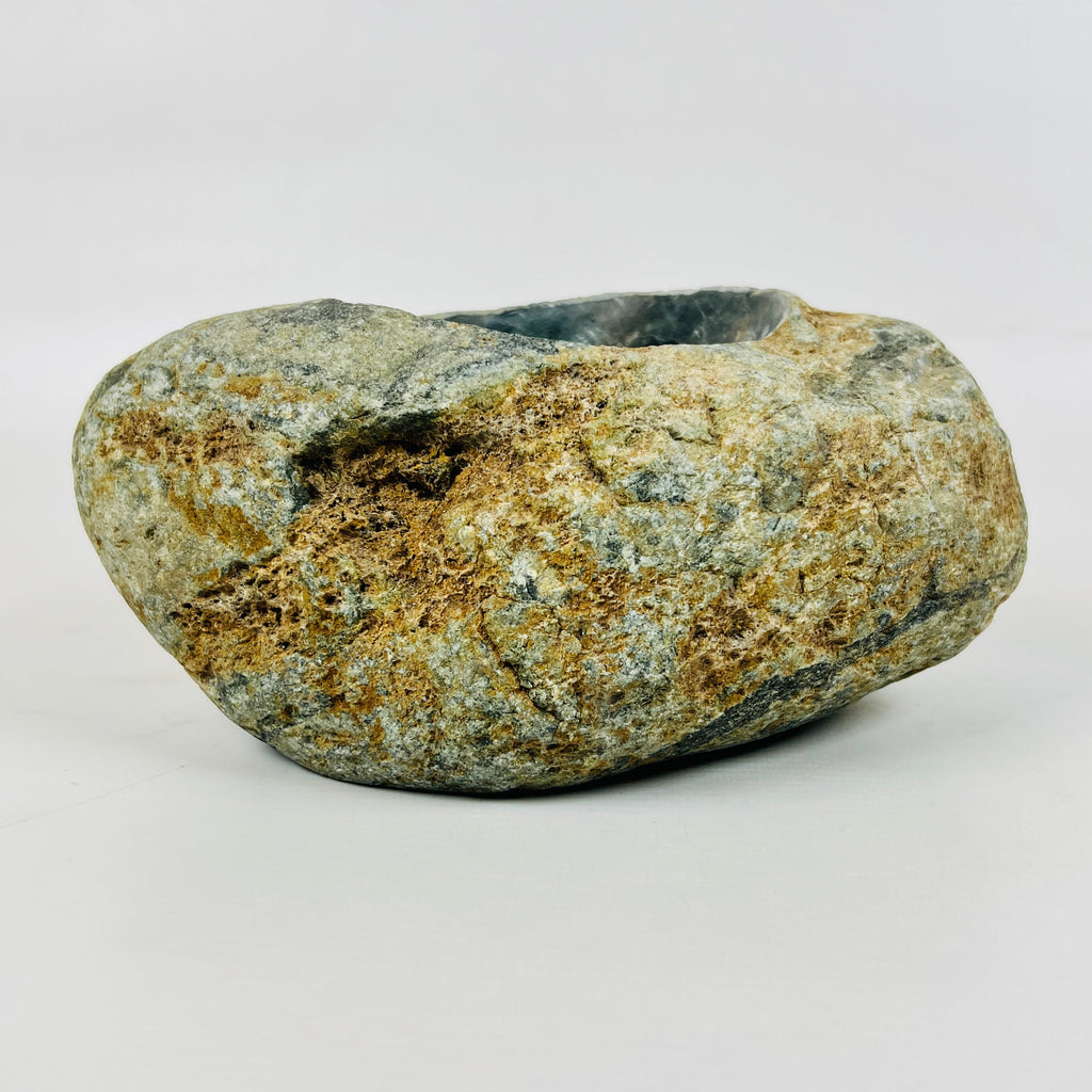 River Stone Dark Sea Green Irregular Ash Tray