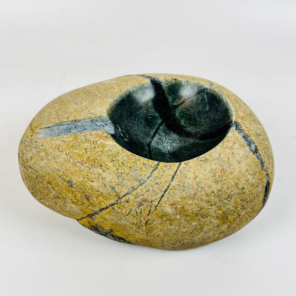 River Stone Deep Green Ash Tray