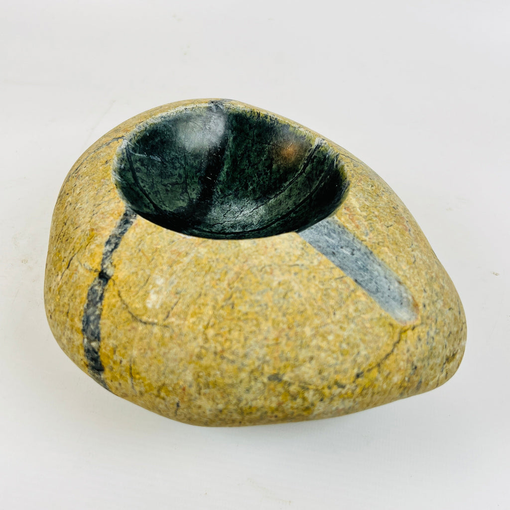 River Stone Deep Green Ash Tray