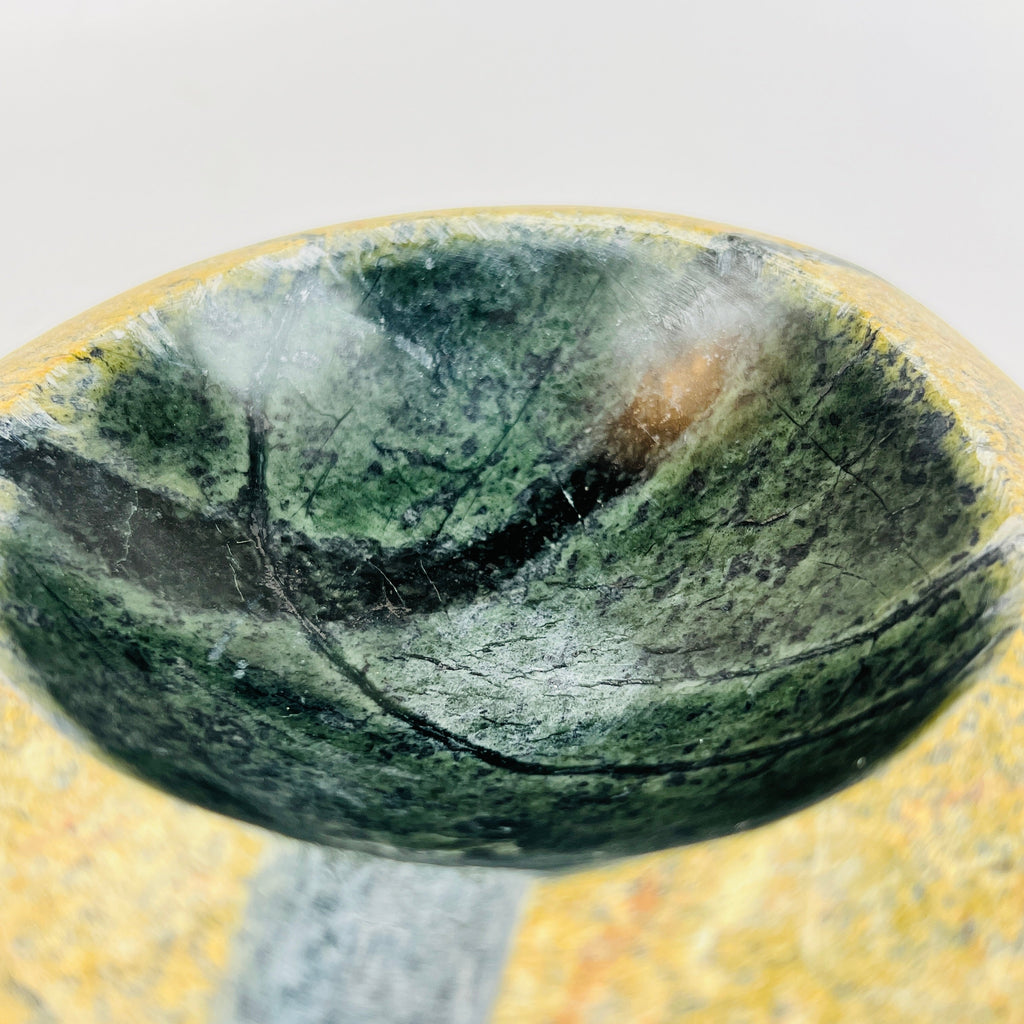 River Stone Deep Green Ash Tray