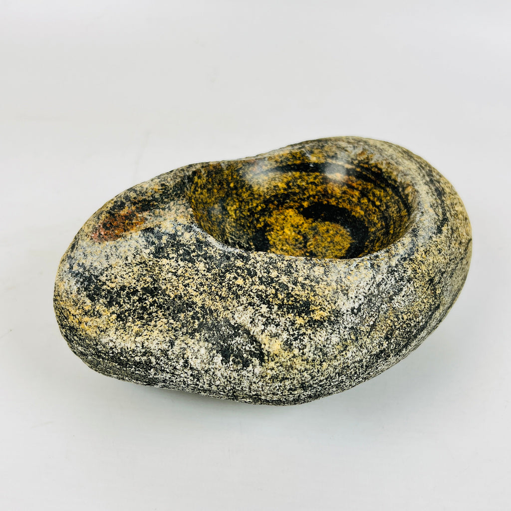 River Stone Mustard Grained Ash Tray