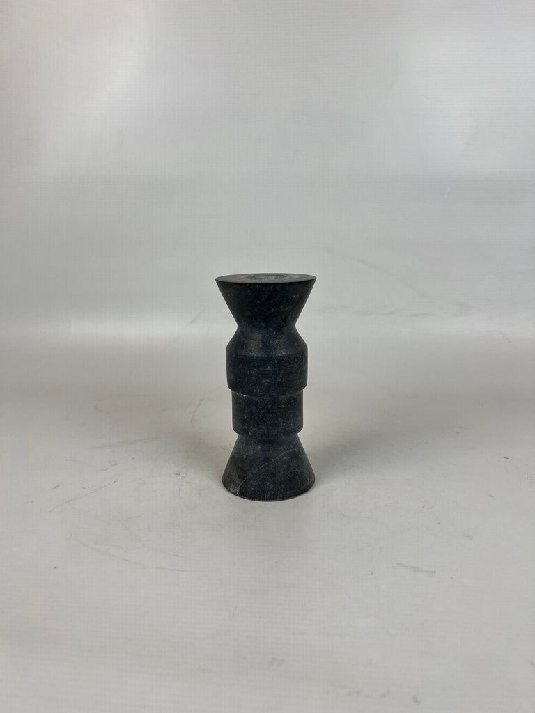 Rook Marble Black Candle Stand