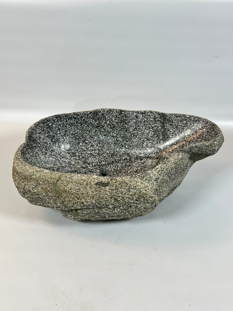 Grey Speckled River Stone Sink