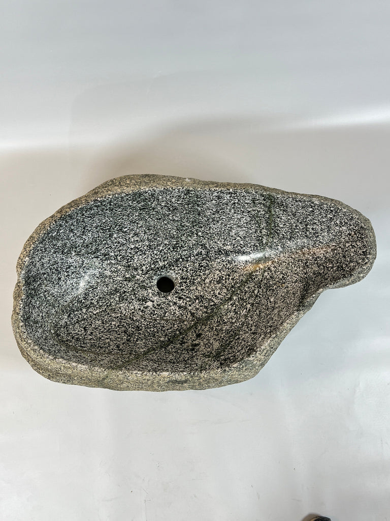 Grey Speckled River Stone Sink