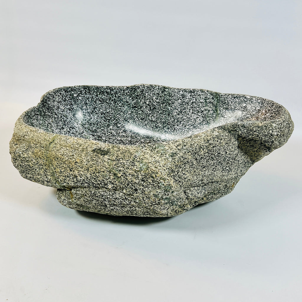 Grey Speckled River Stone Sink