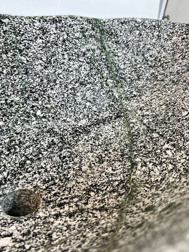 Grey Speckled River Stone Sink