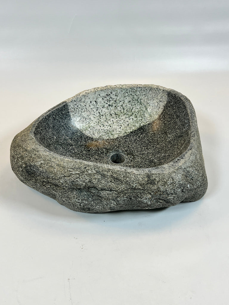 Grey Dipped River Stone Sink