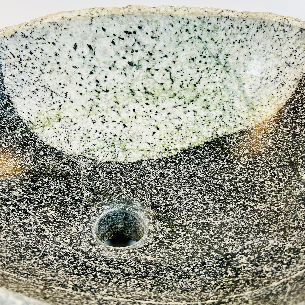 Grey Dipped River Stone Sink